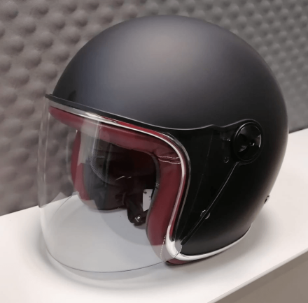 Мотошлем Baruffaldi Zar Vintage Black Red
