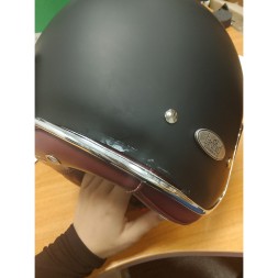 Мотошлем Baruffaldi Zar Vintage Black Red