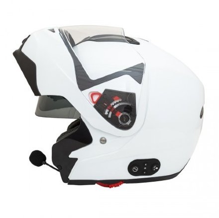Шлем модуляр GSB G-339 White Met Bt Bluetooth
