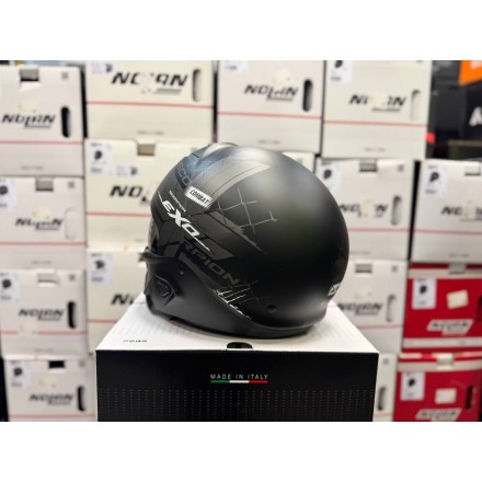 Мотошлем Scorpion Exo Combat II Xenon, цвет Черный Матовый/Серебристый