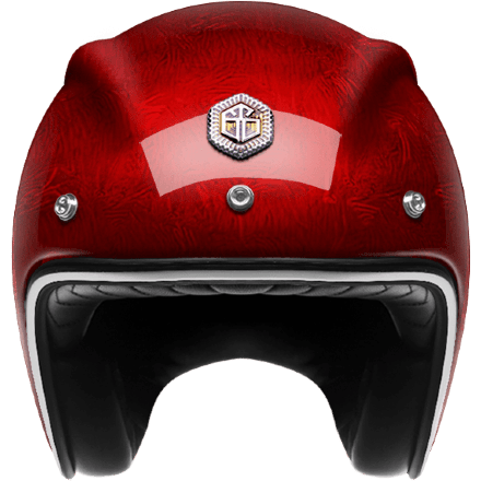 Мотошлем Guang Open Face Pacifique Red