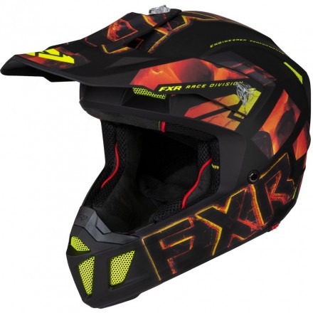 Шлем FXR Clutch Evo LE Magma D-ring