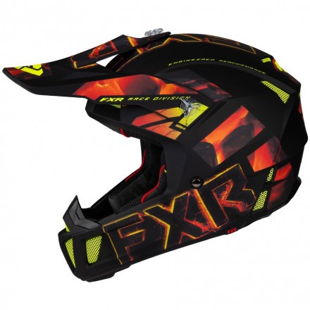 Шлем FXR Clutch Evo LE Magma D-ring