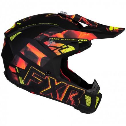 Шлем FXR Clutch Evo LE Magma D-ring
