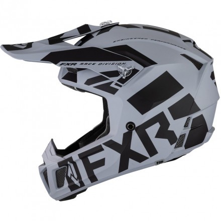Шлем FXR Clutch Evo LE.5 Steel Black D-ring