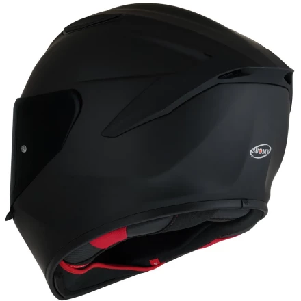 Мотошлем SUOMY TRACK-1 PLAIN, цвет Черный Матовый