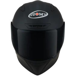 Мотошлем SUOMY TRACK-1 PLAIN, цвет Черный Матовый