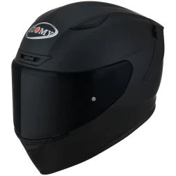 Мотошлем SUOMY TRACK-1 PLAIN, цвет Черный Матовый