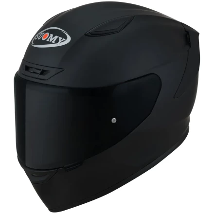 Мотошлем SUOMY TRACK-1 PLAIN, цвет Черный Матовый