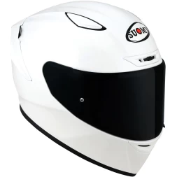 Мотошлем SUOMY TRACK-1 PLAIN, цвет Белый