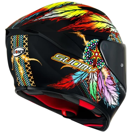 Мотошлем SUOMY TRACK-1 CHIEFTAIN, цвет Черный Матовый