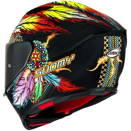 Мотошлем SUOMY TRACK-1 CHIEFTAIN, цвет Черный Матовый