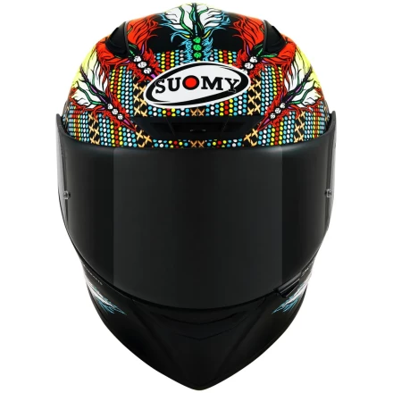 Мотошлем SUOMY TRACK-1 CHIEFTAIN, цвет Черный Матовый