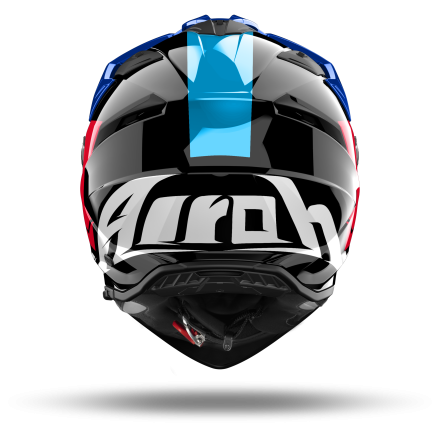 Шлем AIROH Bandit Tune Blue/Red Gloss