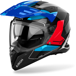 Шлем AIROH Bandit Tune Blue/Red Gloss