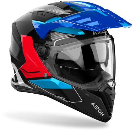Шлем AIROH Bandit Tune Blue/Red Gloss