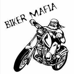Наклейка &quot;Biker mafia&quot; vrc857