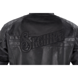 Куртка кожаная Segura Stripe Black Edition, цвет Черный