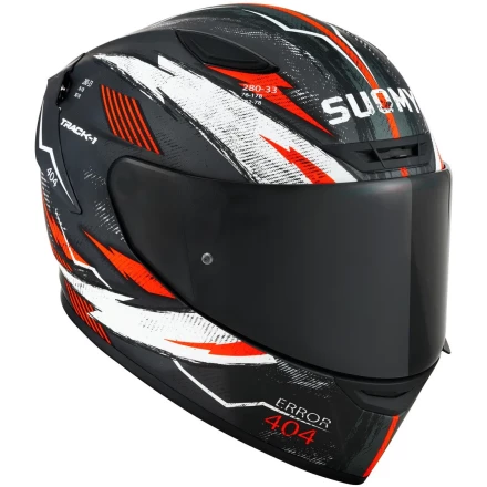 Мотошлем SUOMY TRACK-1 404, цвет Черный 