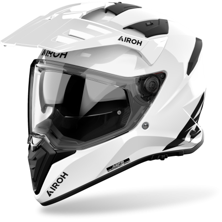 Шлем AIROH Bandit White Gloss