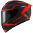 Мотошлем SUOMY TRACK-1 REACTION, цвет Черный Матовый/Красный