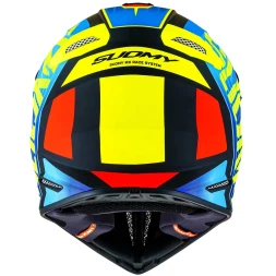 Мотошлем SUOMY X-WING AMPED, цвет Черный/Синий