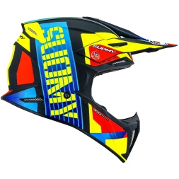 Мотошлем SUOMY X-WING AMPED, цвет Черный/Синий