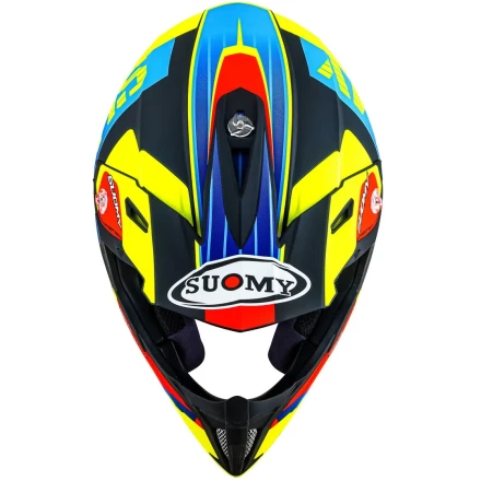 Мотошлем SUOMY X-WING AMPED, цвет Черный/Синий