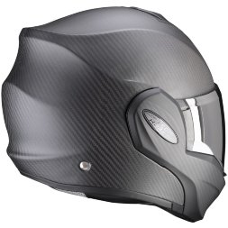 Мотошлем Scorpion Exo-Tech Evo Carbon Solid, цвет Черный Матовый