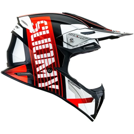 Мотошлем SUOMY X-WING AMPED, цвет Черный/Красный