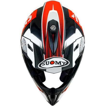 Мотошлем SUOMY X-WING AMPED, цвет Черный/Красный