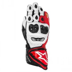Мотоперчатки Alpinestars GP Tech Gloves, цвет Черный/Красный/Белый
