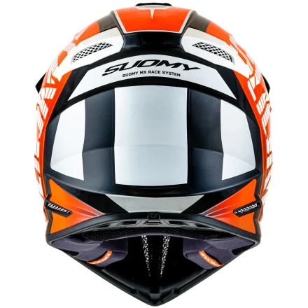 Мотошлем SUOMY X-WING AMPED, цвет Черный/Оранжевый