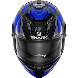Мотошлем Shark Spartan GT Carbon Urikan, цвет Черный/Синий