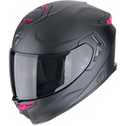 Мотошлем Scorpion Exo-Gt SP Air Solid, цвет Черный Матовый/Розовый