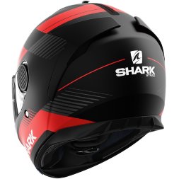 Мотошлем Shark Spartan 1.2 Strad, цвет Матовый Черный/Красный 