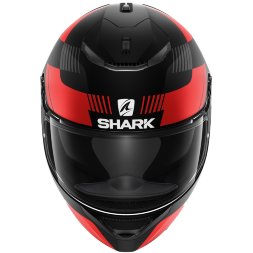 Мотошлем Shark Spartan 1.2 Strad, цвет Матовый Черный/Красный 