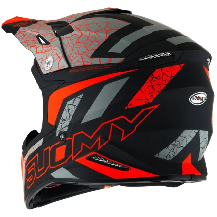 Мотошлем SUOMY X-WING REEL, цвет Оранжевый Матовый