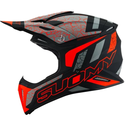 Мотошлем SUOMY X-WING REEL, цвет Оранжевый Матовый