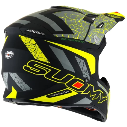 Мотошлем SUOMY X-WING REEL, цвет Желтый Матовый
