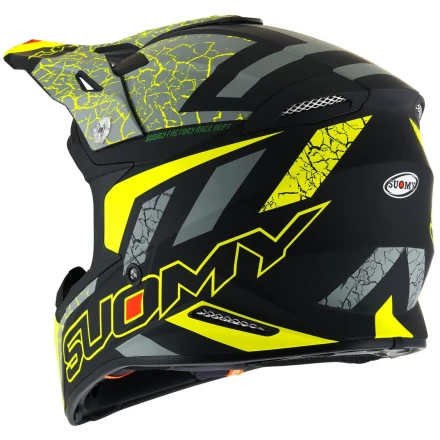 Мотошлем SUOMY X-WING REEL, цвет Желтый Матовый