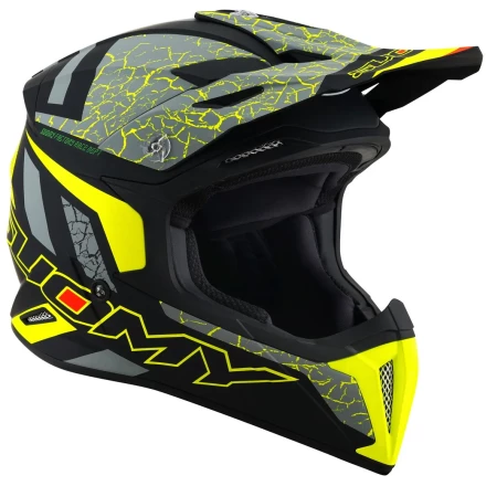 Мотошлем SUOMY X-WING REEL, цвет Желтый Матовый