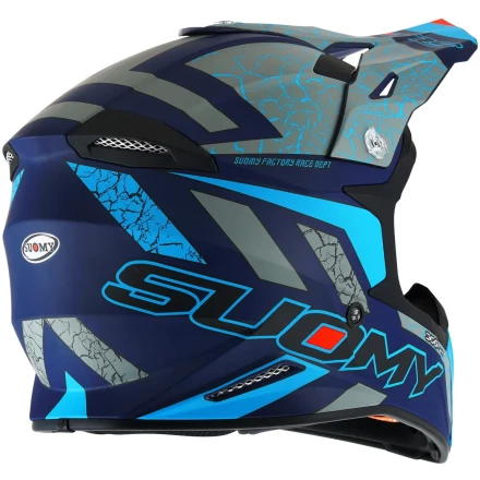 Мотошлем SUOMY X-WING REEL, цвет Синий Матовый