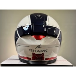 Мотошлем Shark Skwal i3 Rhad, цвет Белый/Синий/Красный