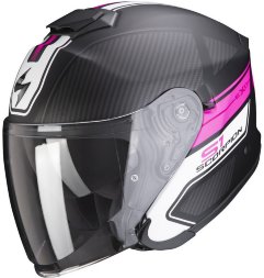 Мотошлем Scorpion Exo-S1 Cross-Ville, цвет Черный Матовый/Розовый