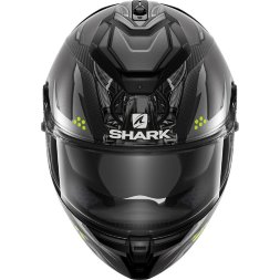 Мотошлем Shark Spartan GT Carbon Urikan, цвет Матовый Черный/Серый 