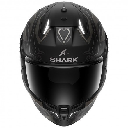 Мотошлем Shark Skwal i3 Linik Mat, цвет Черный/Серый
