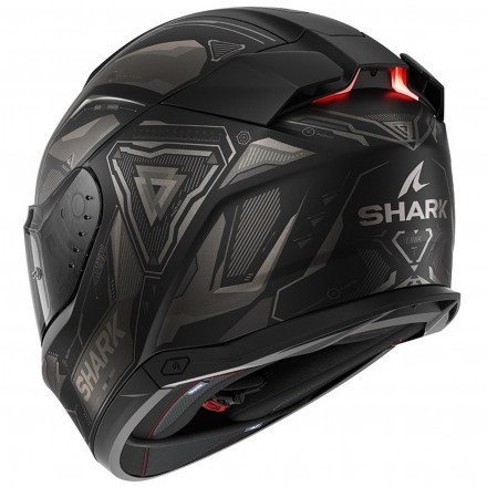 Мотошлем Shark Skwal i3 Linik Mat, цвет Черный/Серый