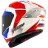 Мотошлем Suomy SR-GP EVO AIRSPEED, цвет Красный/Синий