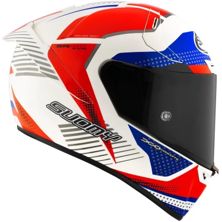 Мотошлем Suomy SR-GP EVO AIRSPEED, цвет Красный/Синий